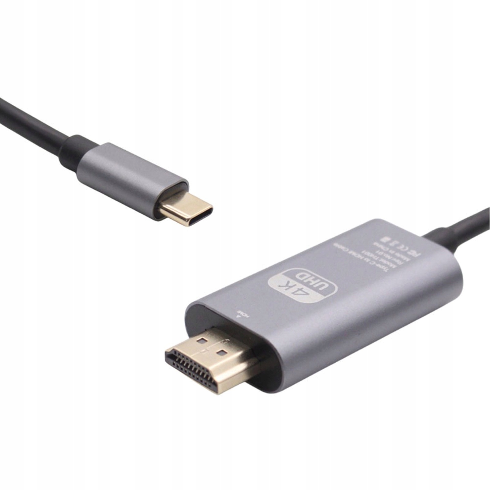 Kabel Usb-c na Hdmi 4K@60Hz 2 m – kompatibilní s MacBookem, Dellem, Surface