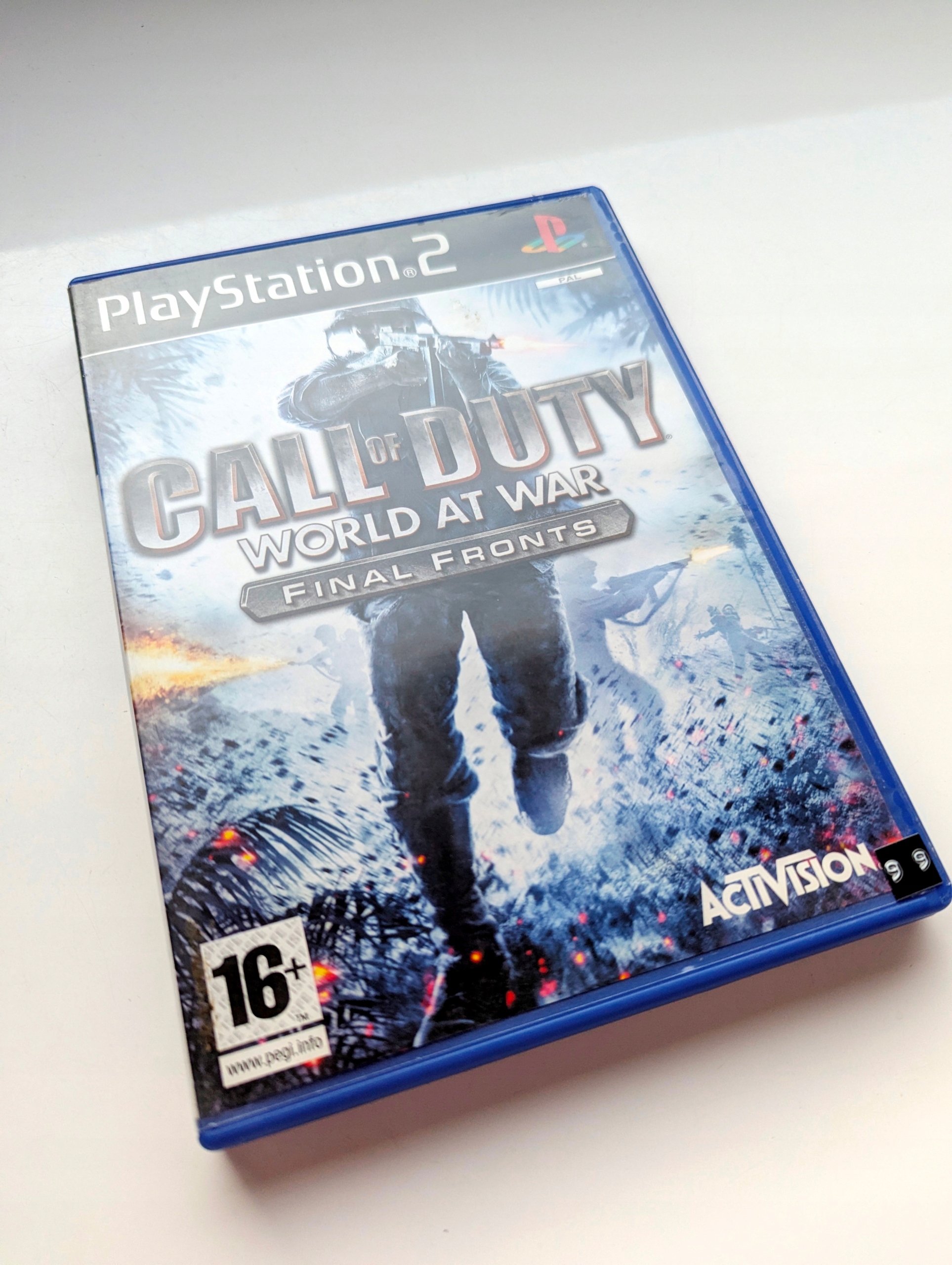 *** CALL OF DUTY WORLD AT WAR FINAL FRONTS PLAYSTATION 2 PS2 *** 3AAA