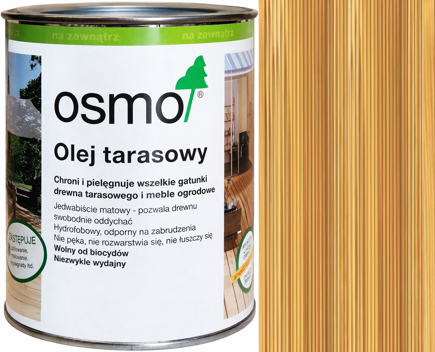 Osmo 007 Teak Bezbarvý terasový olej 0,75 l bezbarvý na dřevo