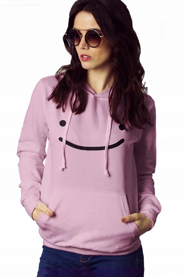 

Bluza damska Dream kangurka Minecraft różowa L