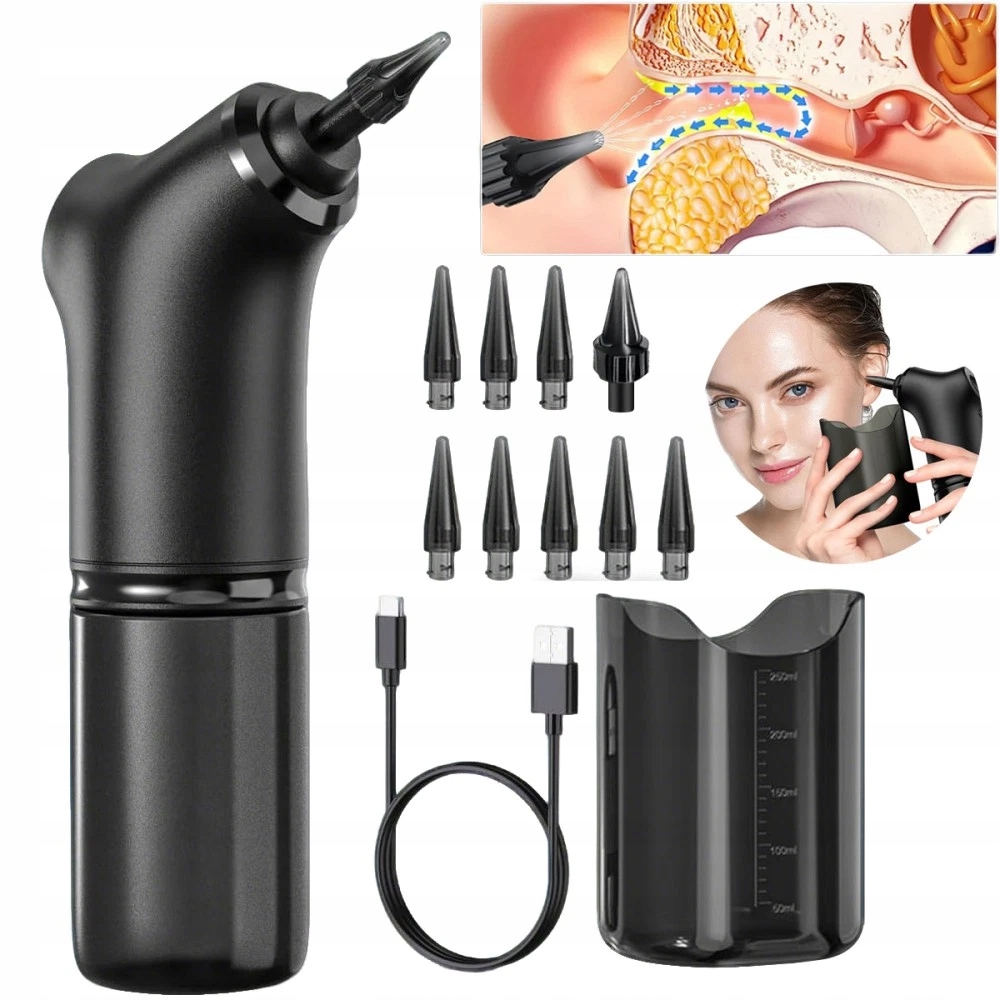 Irygator Do Czyszczenia Uszu Urządzenie Zestaw Do Usuwania Woskowiny Z Uszu