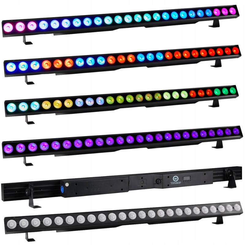 LIGHT4ME Spectra Cree Bar 24x6W Rgbwa-uv lišta osa