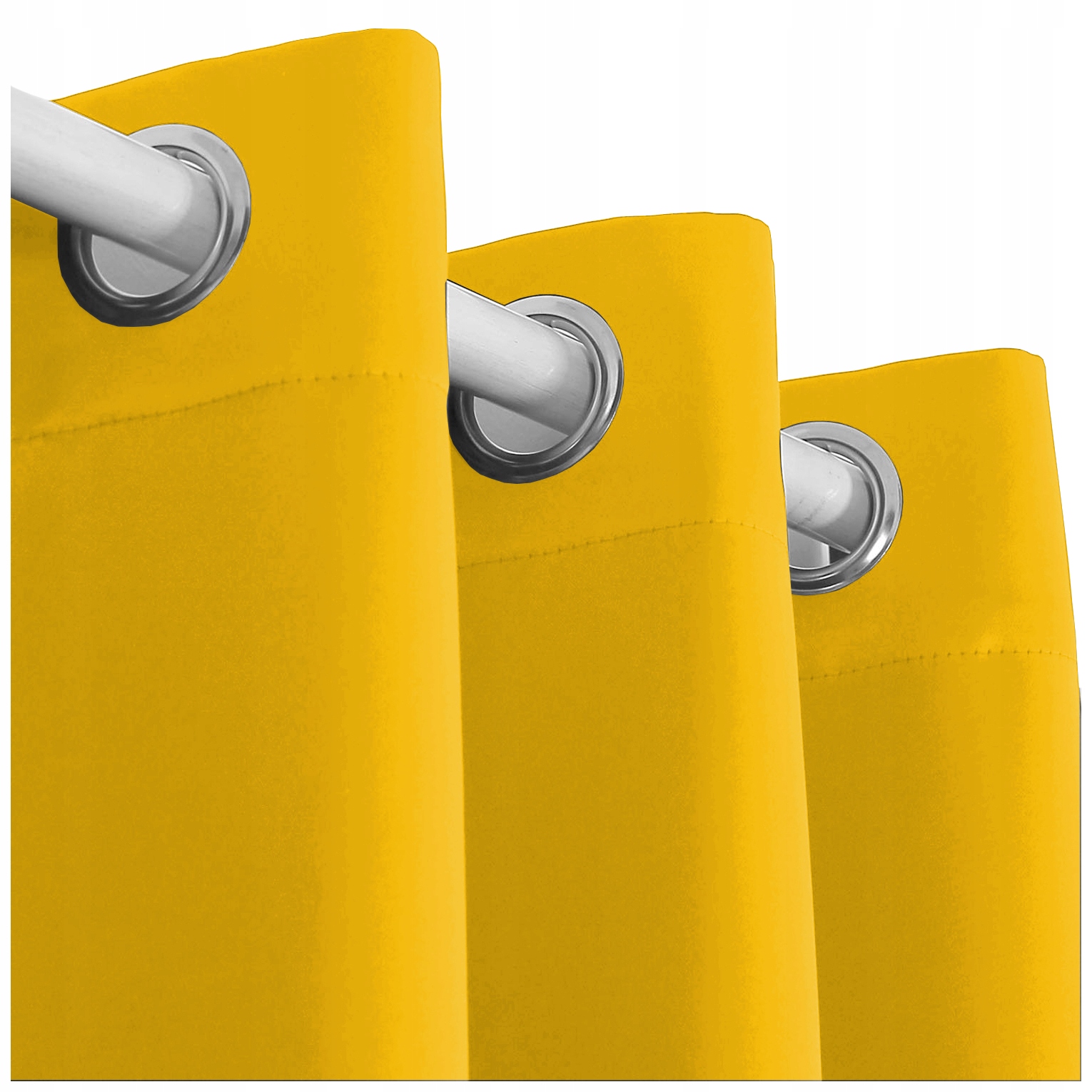 ZASŁONY MATOWE ZASŁONA PRZELOTKI 145x250 cytrynowy