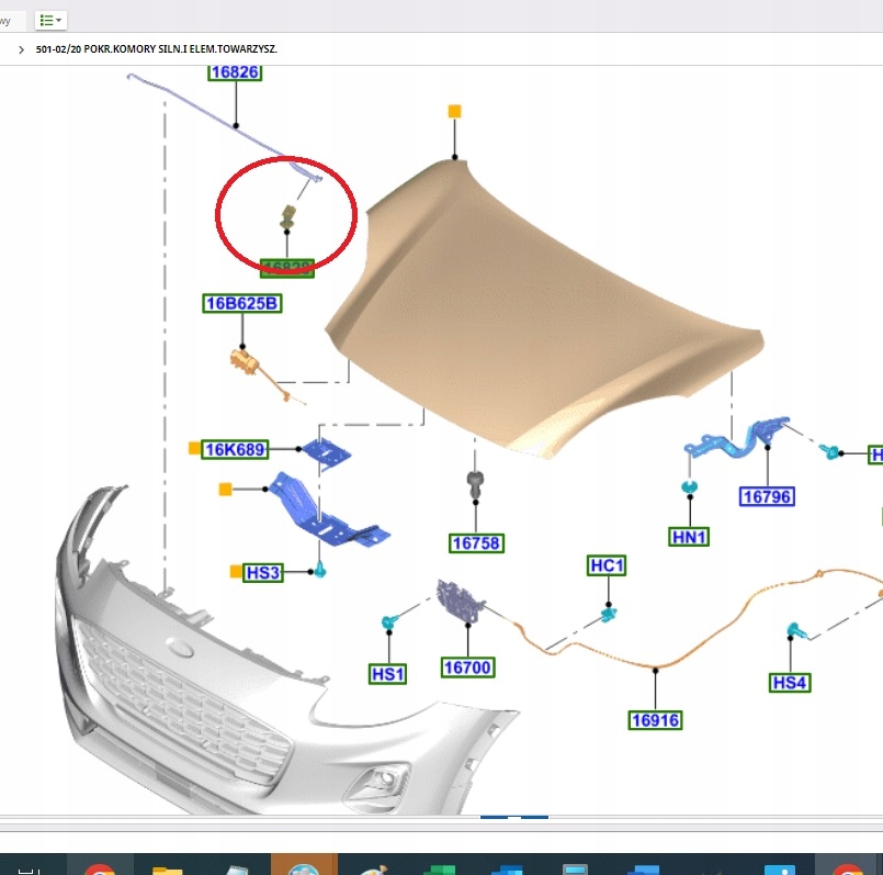 UCHWYT PODPORY MASKI PUMA 2021