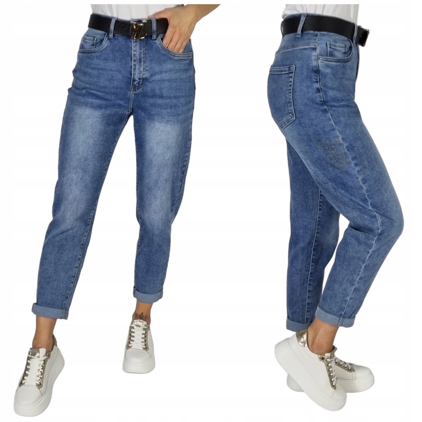 Spodnie Jeansowe Mom Fit Verden Jeans Plus Size 46/3XL
