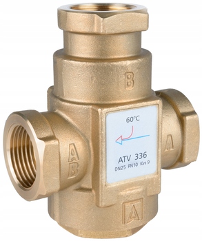 Afriso Teplotný Ventil Atv 336, DN25, RP1", Kvs 9, 60°C