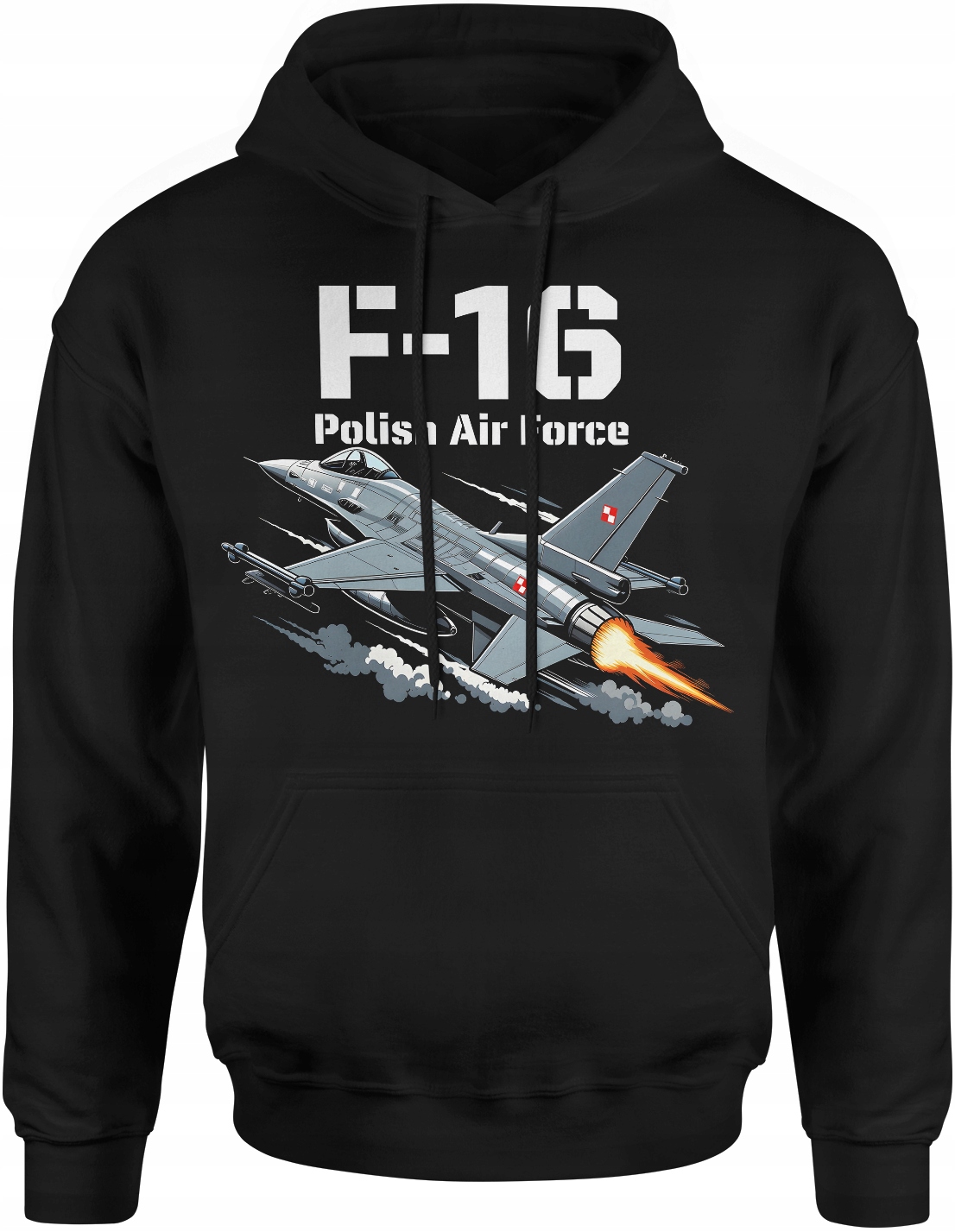 Bluza F16 Lotnictwo Wojsko Samolot Męska Nadruk Patriotyczna XL