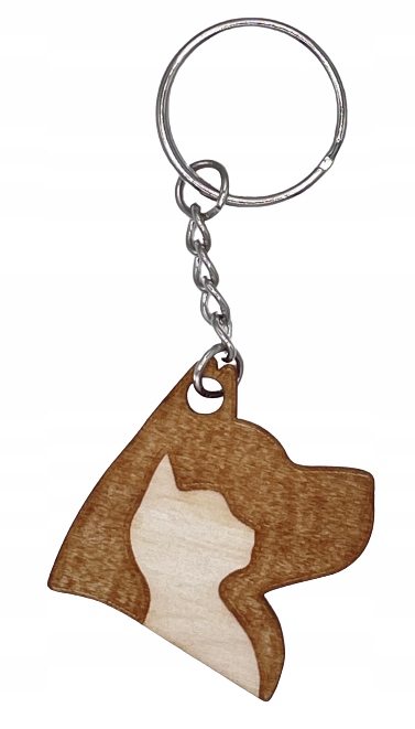 

Brelok do kluczy Pies i Kot Zwierzaki na Mikołajki