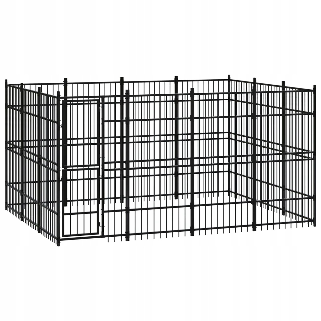 Levně Venkovní psí kotec ocel 11,06 m²