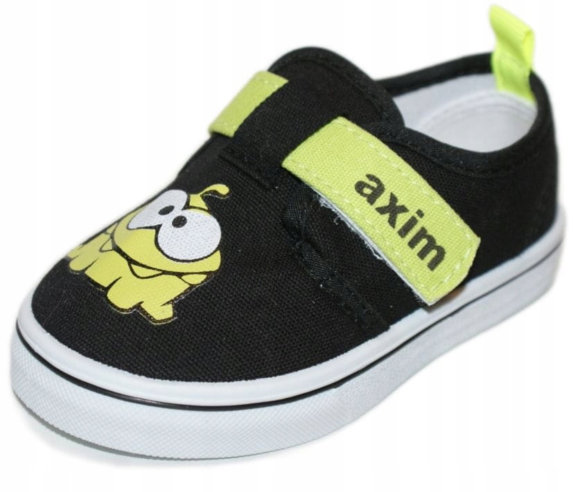 

Axim trampki 23752 czarny dziecięce rzepy r 24