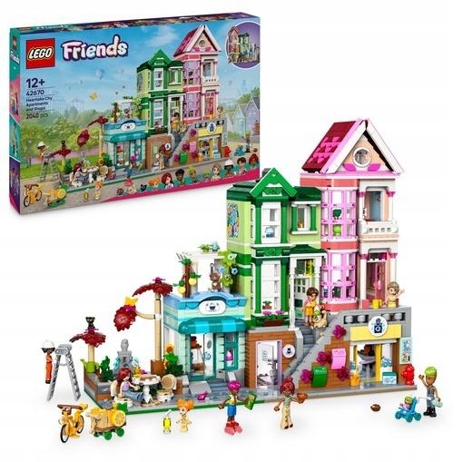 Lego(r) Friends 42670 Byty A Obchody
