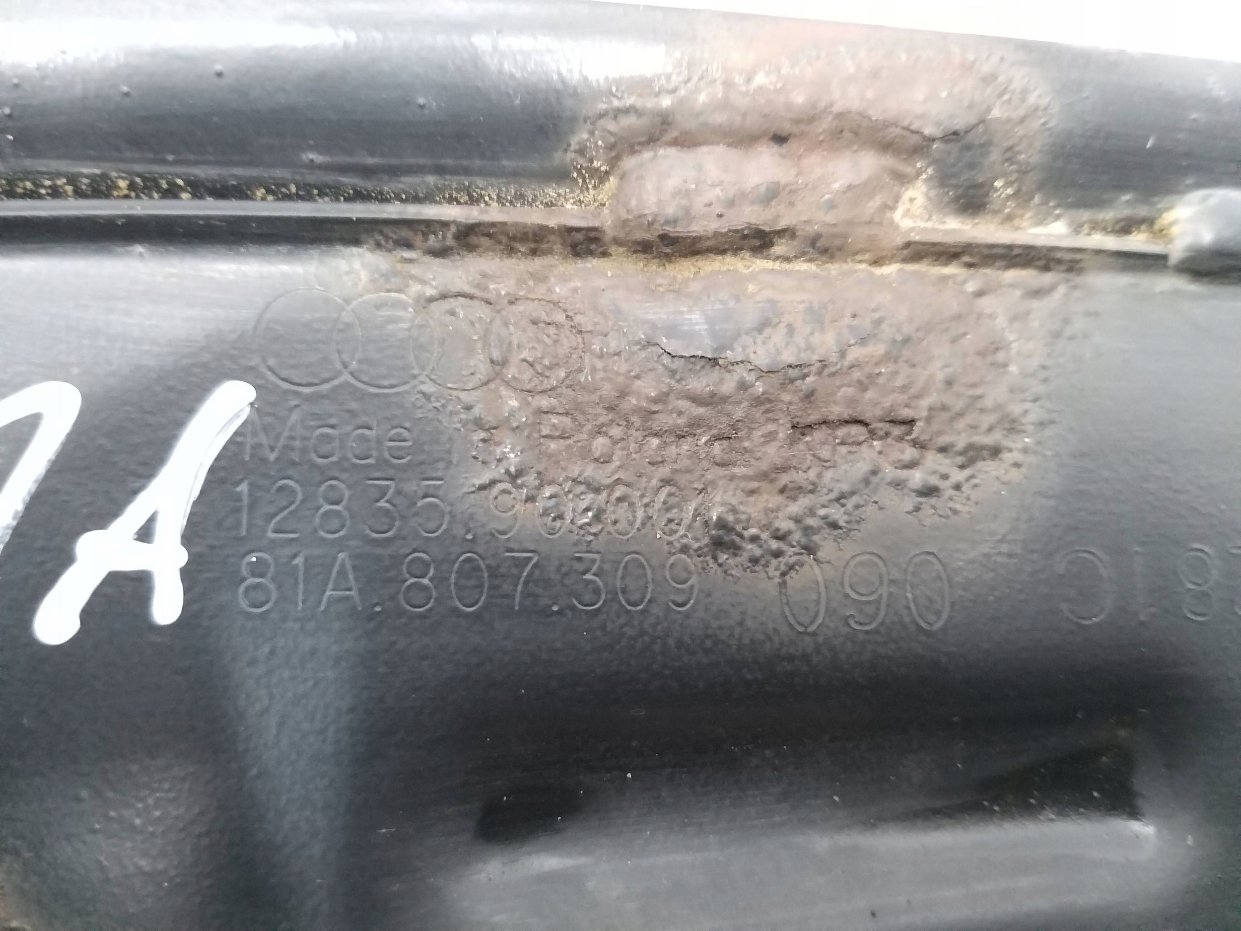 AUDI Q2 81A 17- bumper support rear part rear 81A807309A