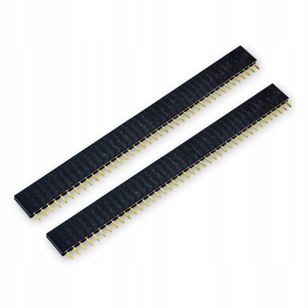 

2x Listwa żeńska goldpin 2.54 mm 1x40 pin