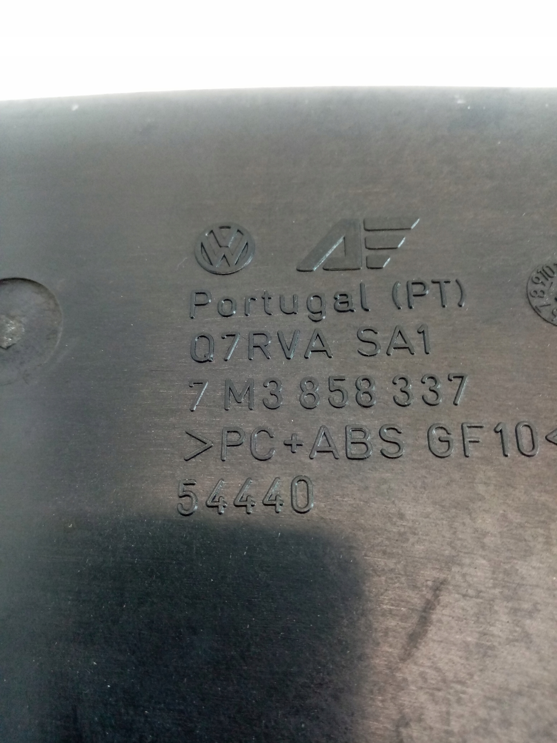 Handschuhfach Abdeckung, Hutablage konsole VOLKSWAGEN SHARAN 1 7M3858337