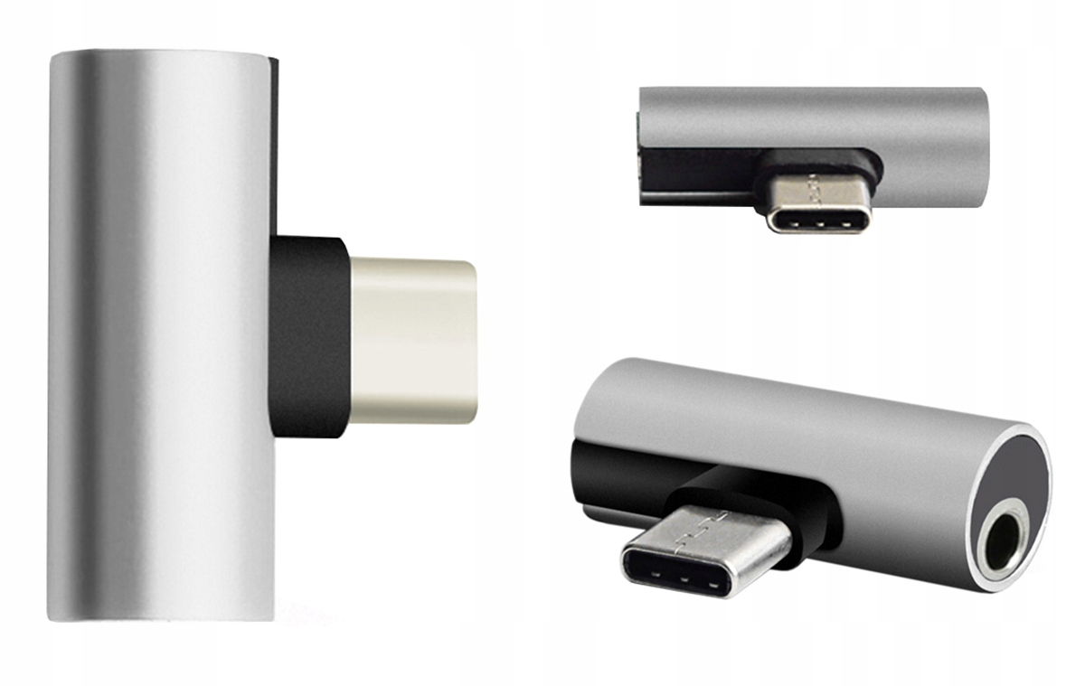 ADAPTER PRZEJŚCIÓWKA USB C MINI JACK 3,5MM AK291E