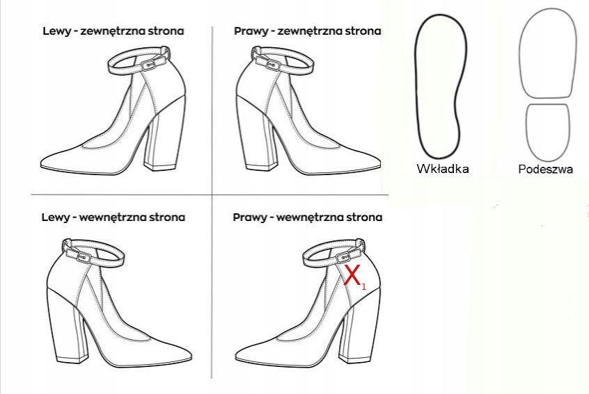 G04I004 ELEGANCKIE BUTY SANDAŁY SZPILKI ASOS 40 Marka Asos