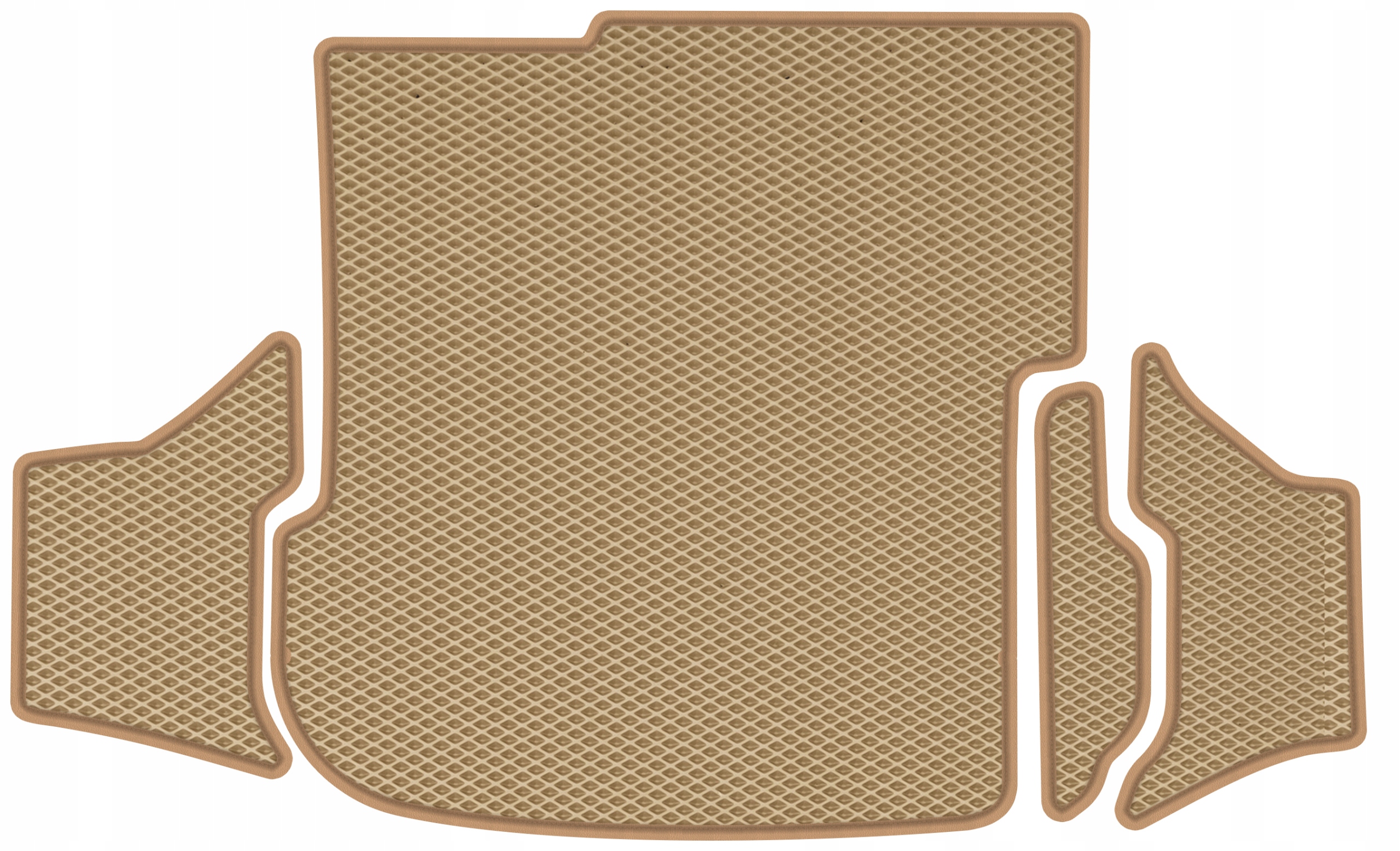 Bentley Continental Gtc III Coupe 2018-2024 Rohož do kufru Béžová kosočtvercová barva