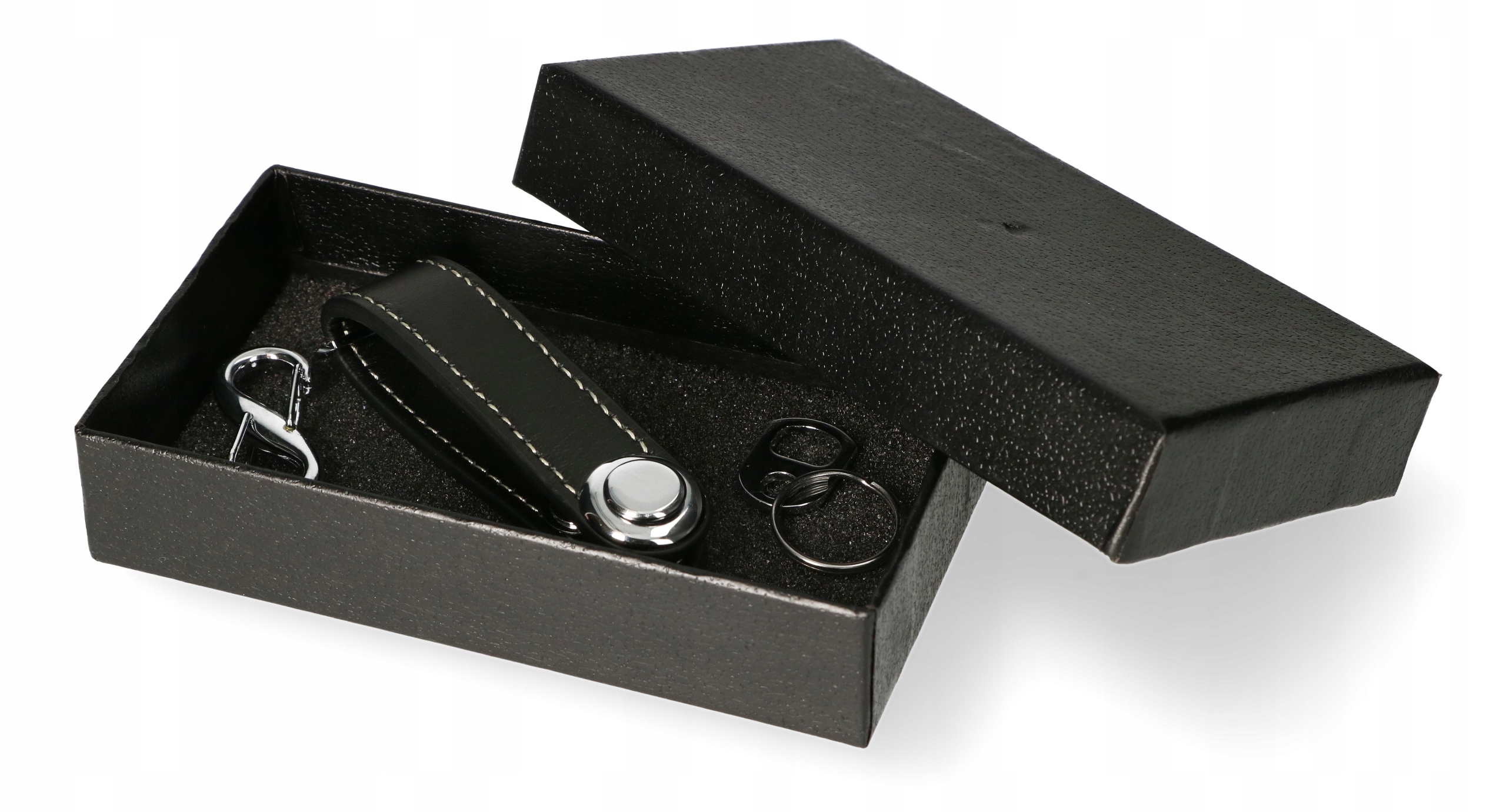 KOMPAKTOWY BRELOK ORGANIZER DO KLUCZY SKÓRZANY Marka inna