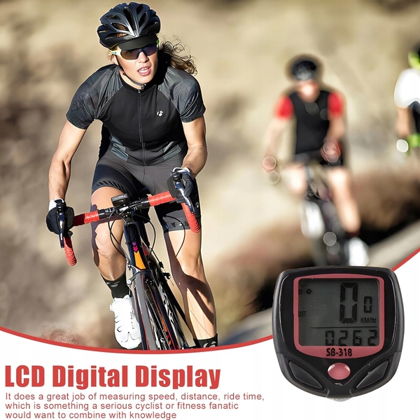 PREDKOSCIOMIERZ MOTOCYKLOWY Model Komputer rowerowy Prędkościomierz GPS