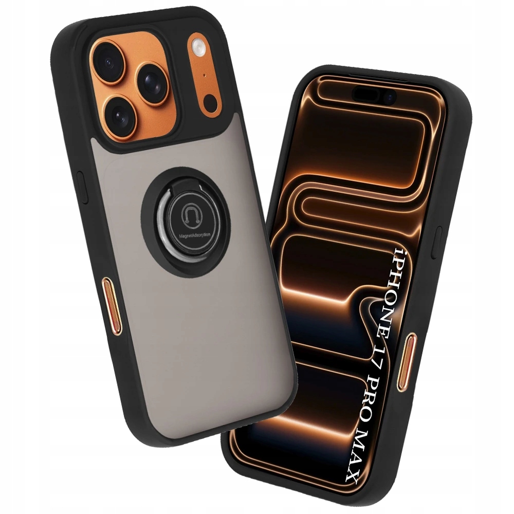 Techsuit Glinth etui do iPhone'a 17 Pro Max czarne