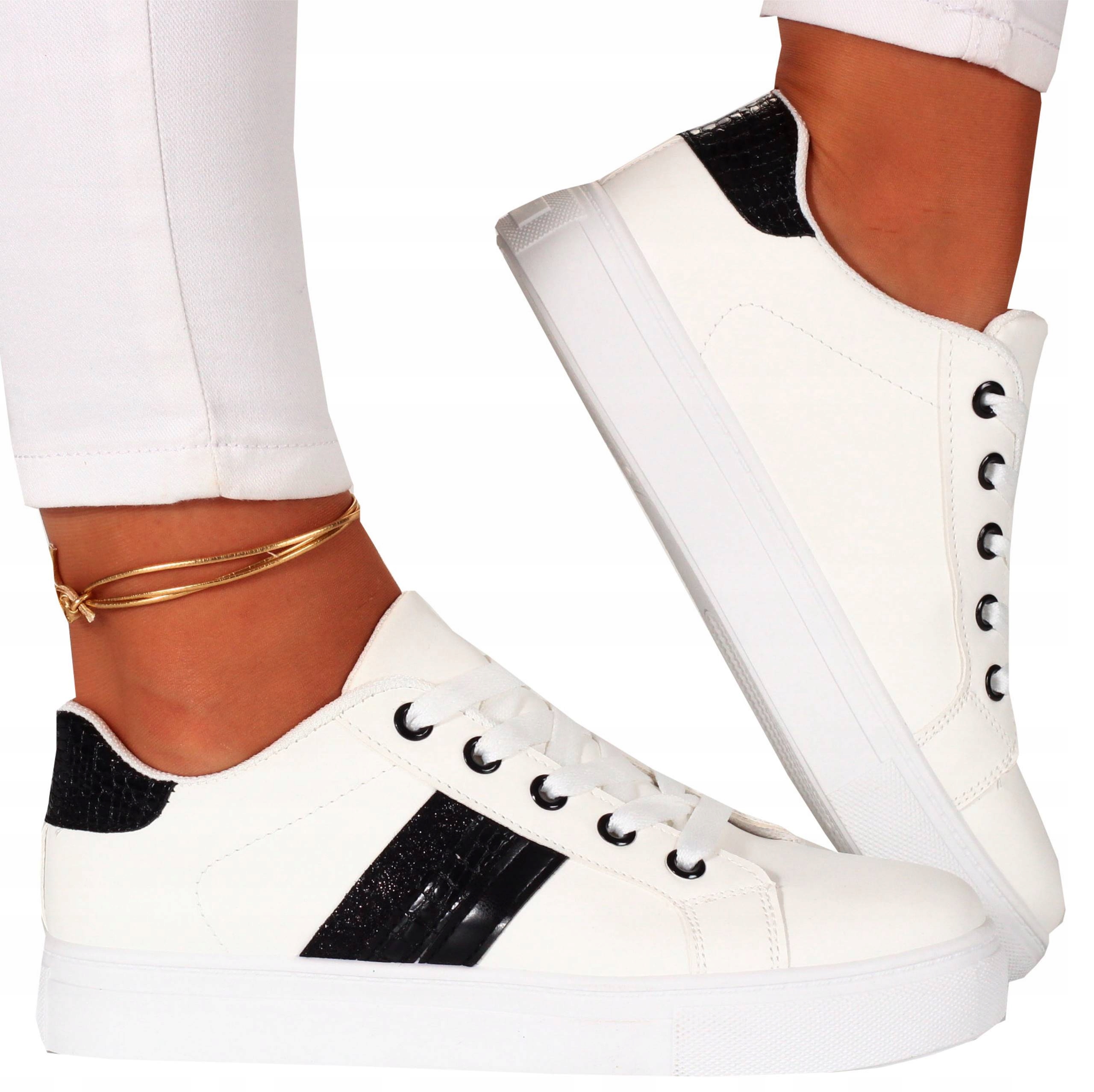 BUTY DAMSKIE ADIDASY SPORTOWE LEKKIE TRAMPKI Oryginalne opakowanie producenta pudełko