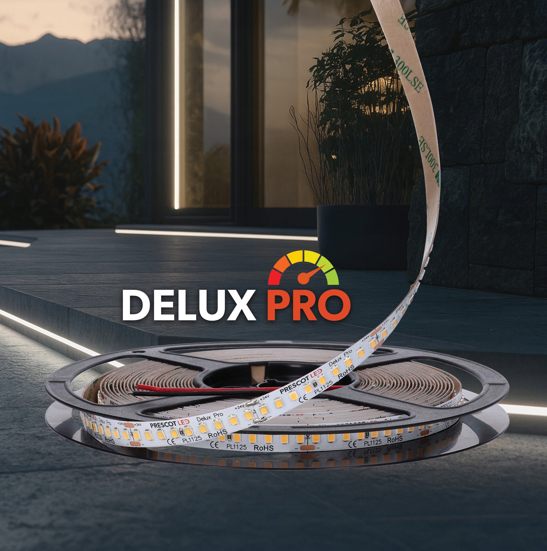 Led pásik Delux Pro 24V 180LED|Neutrálna biela |2000lm/m|10m 7LG
