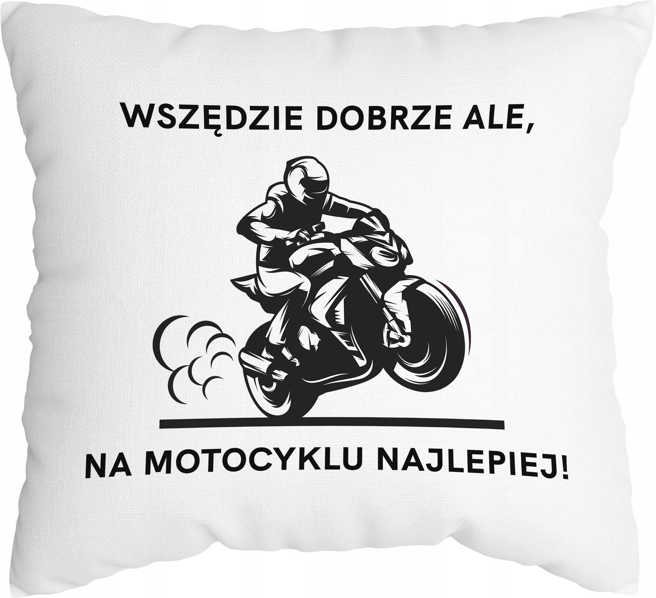 

Poduszka 40x40 Motor Motocykl Śmieszny