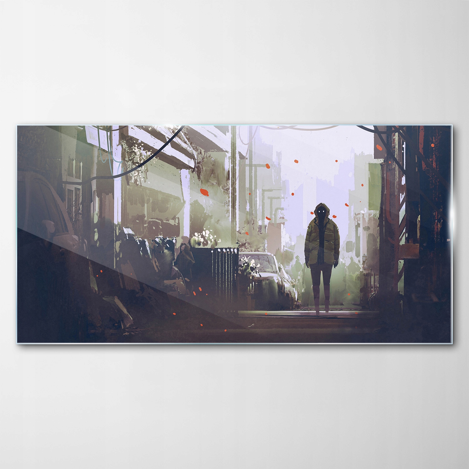 Obraz na skle Tajomný dekor Muž 120x60