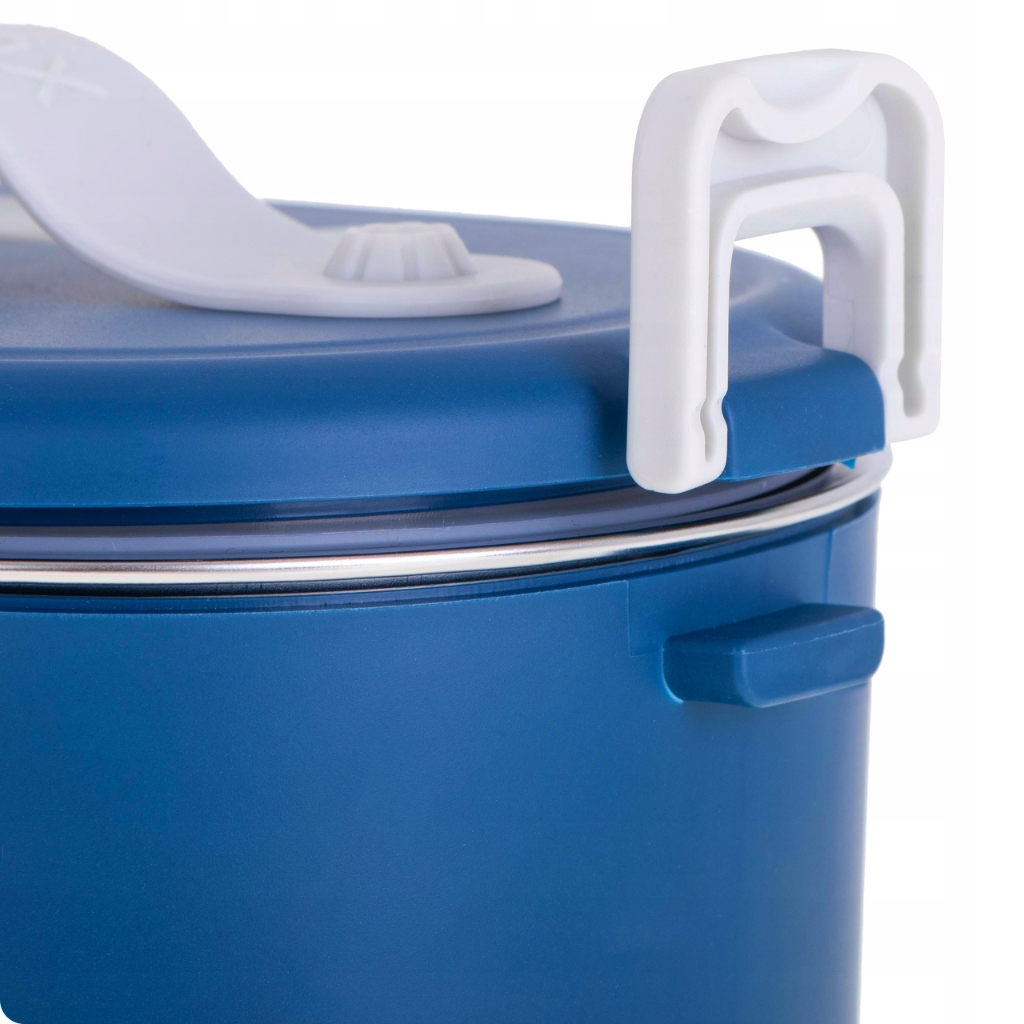 Podgrzewany Pojemnik na Żywność AD 4505 Blue - Metalowy, 0.8L