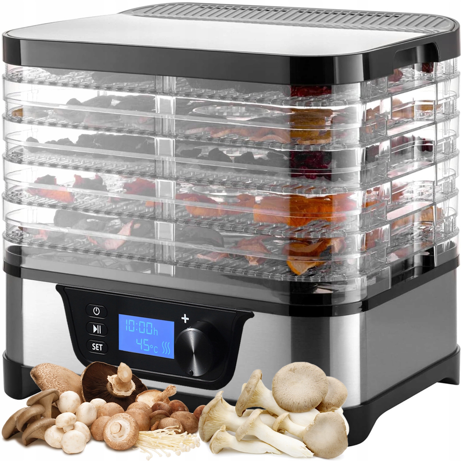 Sušička Hub Ovoce Zeleniny Potravinářských Bylin Časovač Velká, Vysoká A Silná