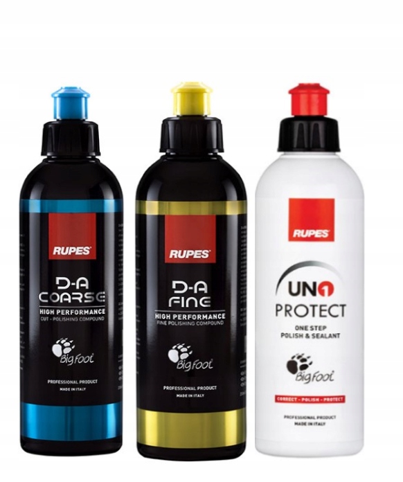 RUPES D-A ZESTAW PAST POLERSKICH 3x0,25L
