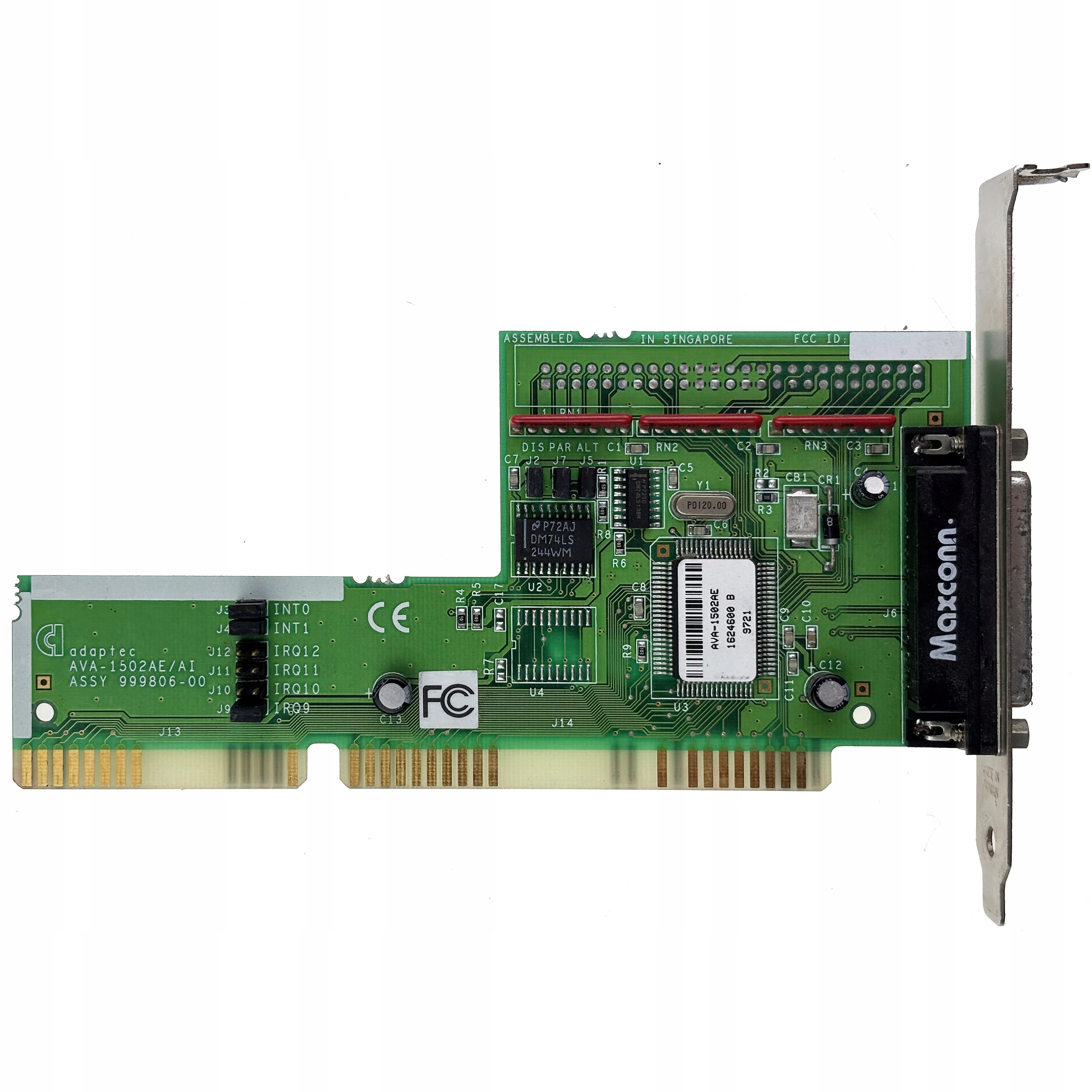 ISA SCSI ADAPTEC AHA-1502AE 100% OK ŮcD
