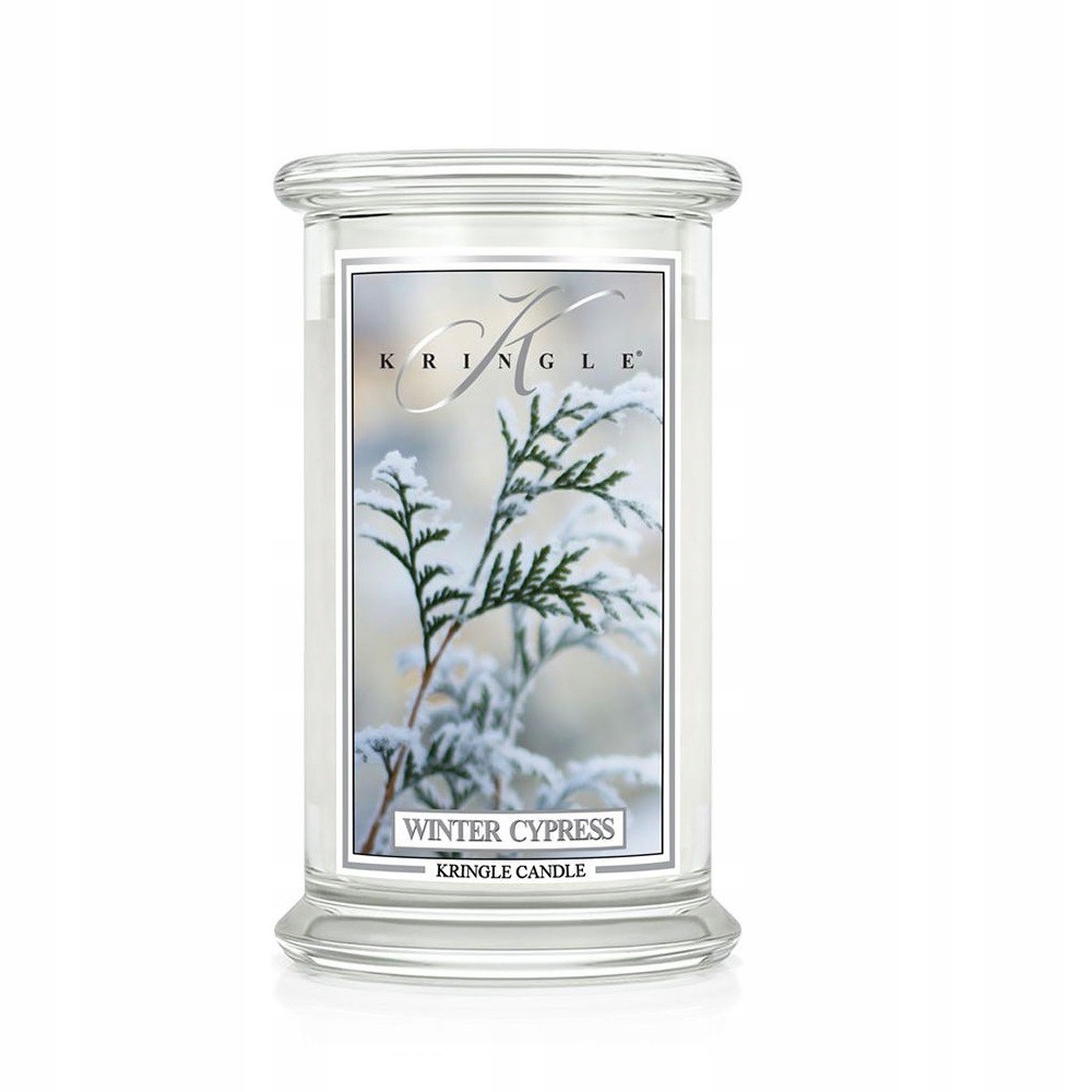 Velká svíčka Winter Cypress Kringle Candle