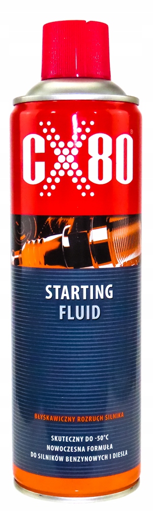 SAMOSTART UŁATWIA ROZRUCH SILNIKA STARTING FLUID Rodzaj smar teflonowy