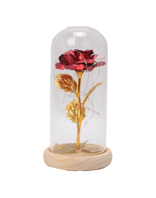 

Róża W Szkle Dzień Kobiet Dzień Matki Red