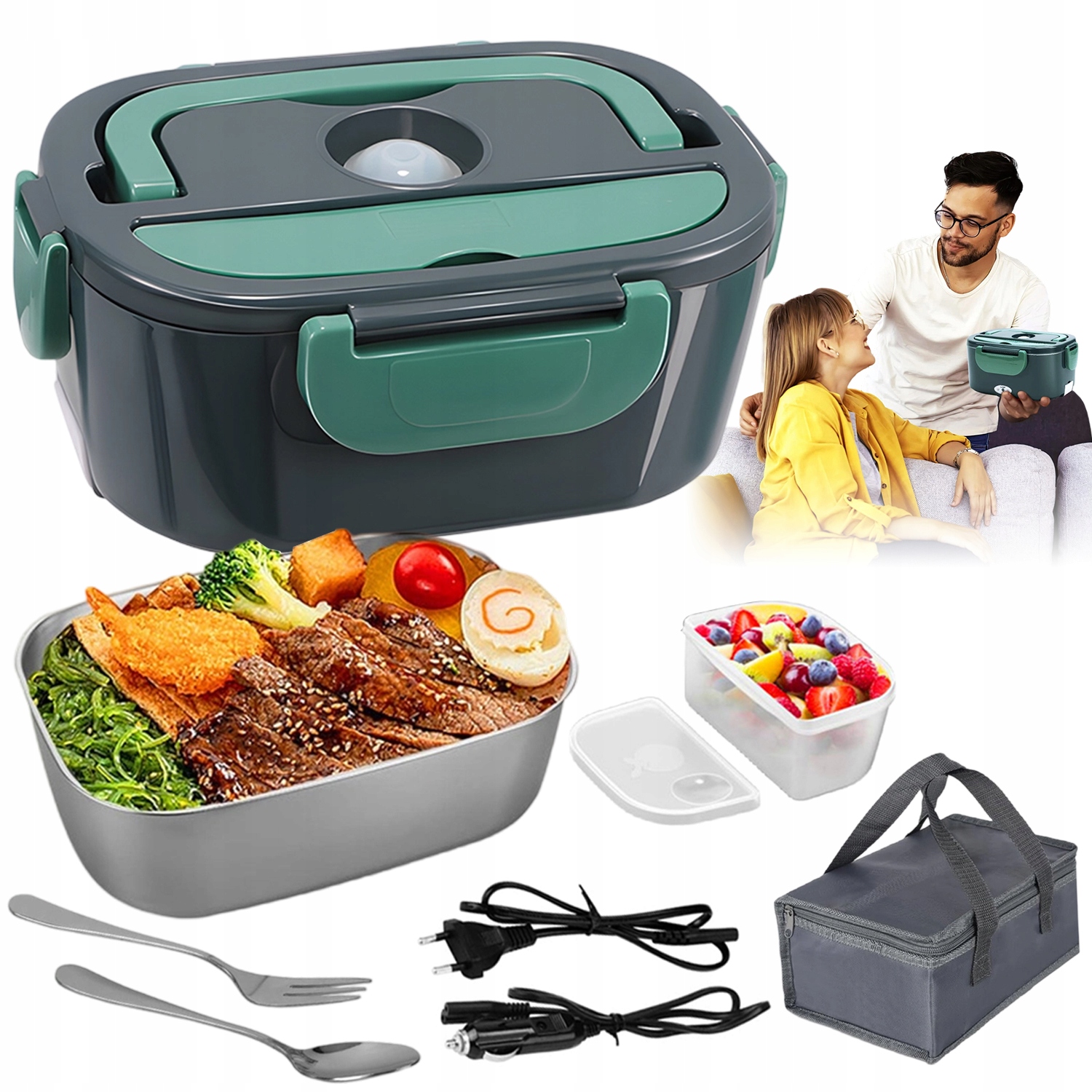 Elektrický Krabička S Ohřívačem Potravin 12V/24V A 220V