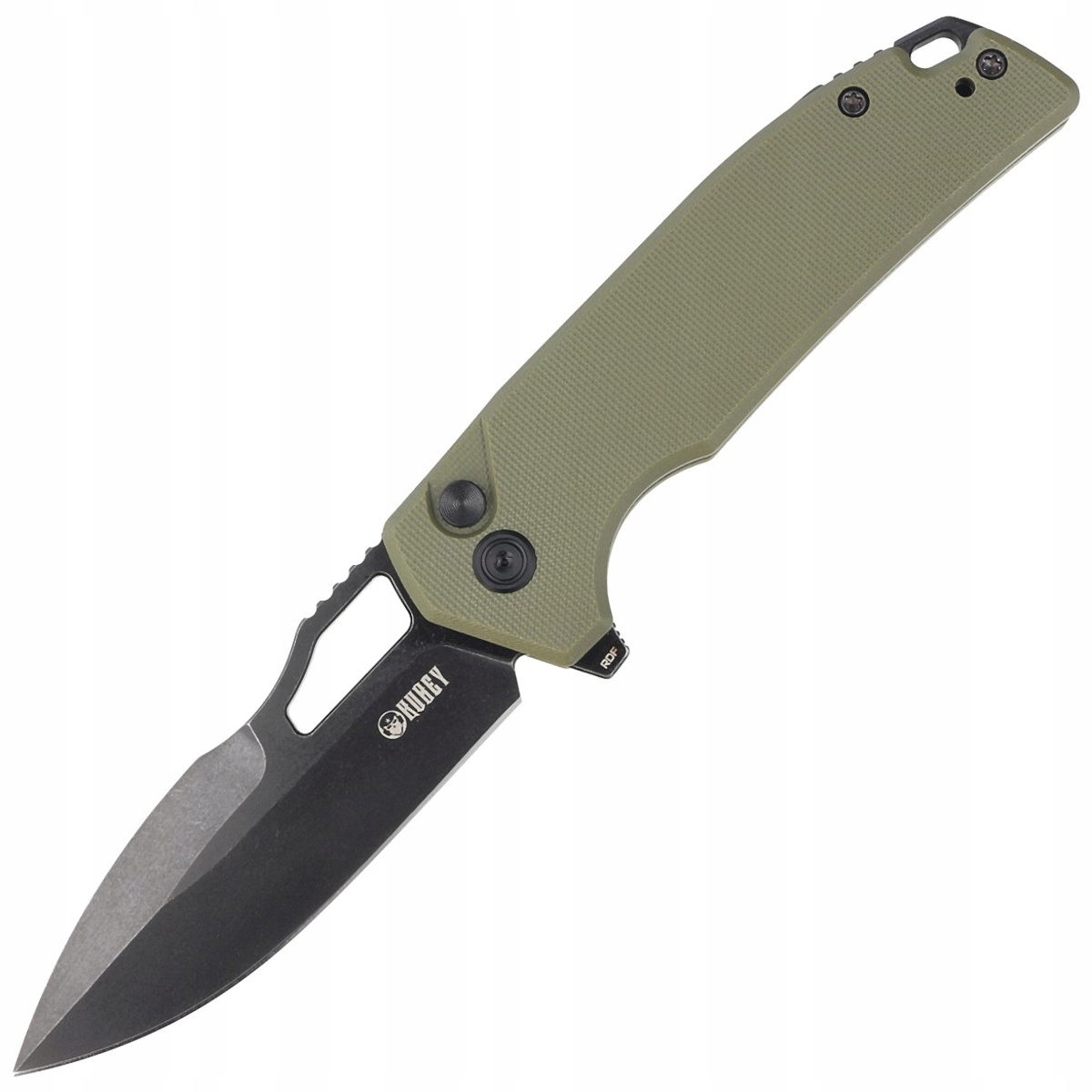 Nóż składany Kubey Knife Rdf KU316B Green G10 AUS-10 Blackwash