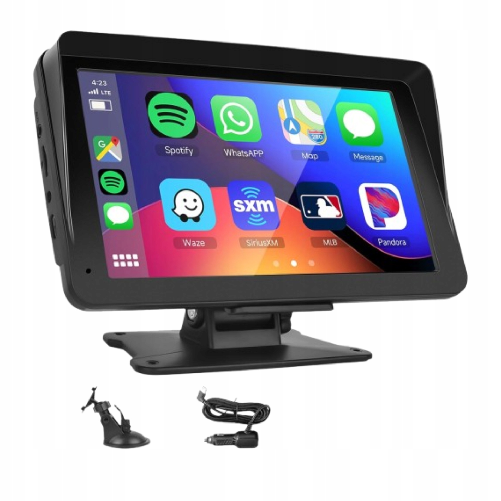 Rádio do auta 7" CarPlay Android Auto Bluetooth Aux Fm Dotykový displej
