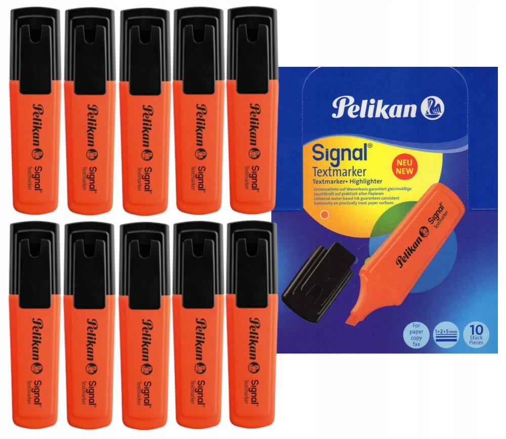 Zakreślacz fluo marker Signal 496 10szt PELIKAN Marka Pelikan