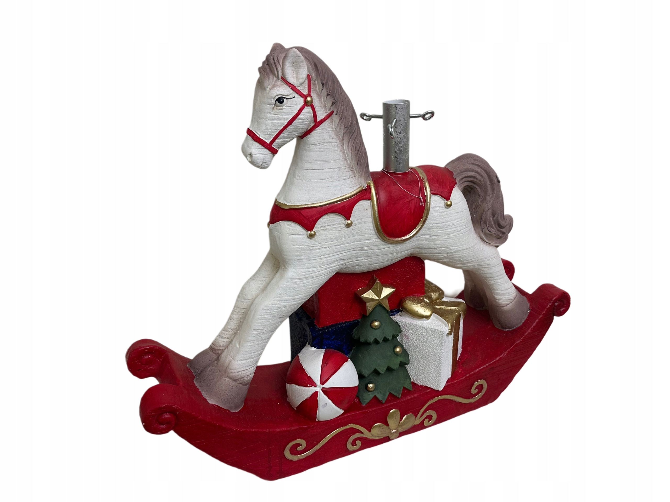 Stojan na vianočný stromček držiak hojdací kôň rozprávkový vianočný farebný