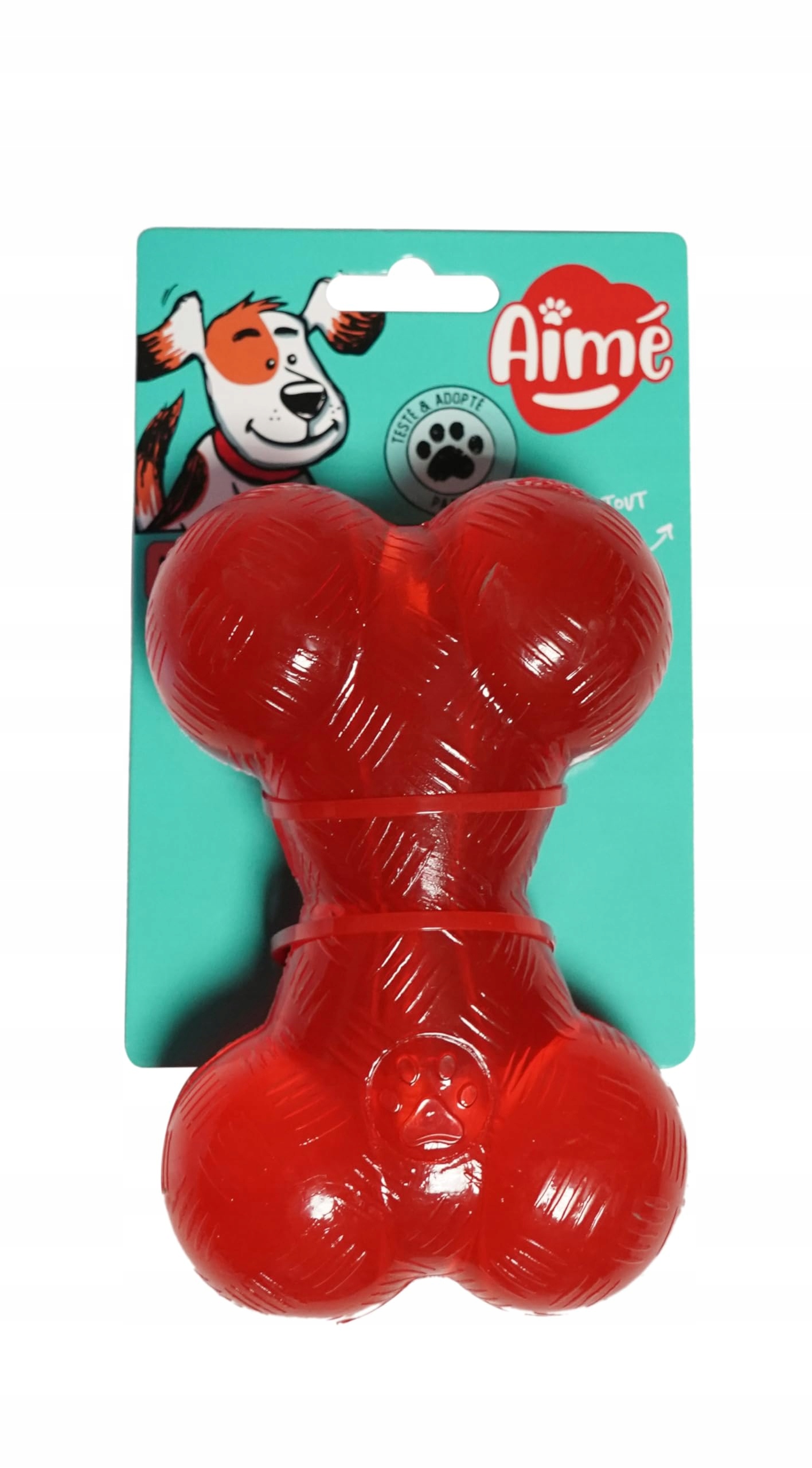 Levně Aime Hračka pro psy Odolná kost 14 cm