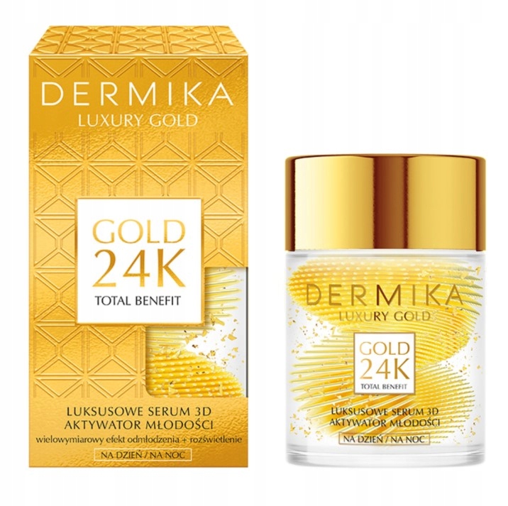 Dermika Luxury Gold Luxusní 3D sérum Aktivátor mládí 60 g