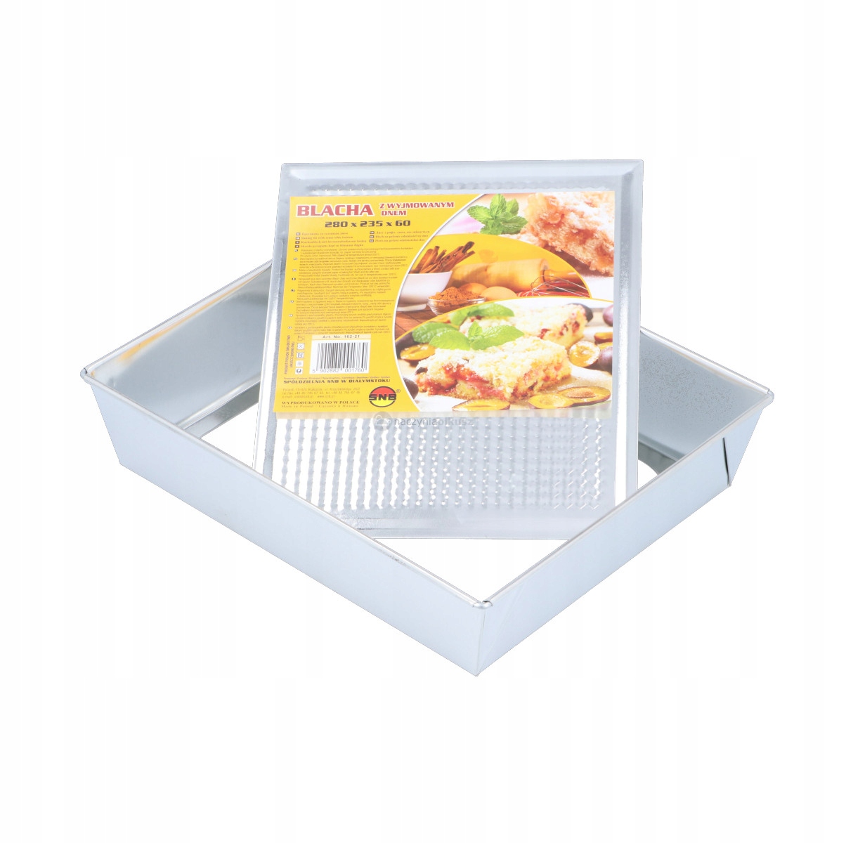 

Snb Blacha ocynowana z wyjmowanym dnem 28 x 23,5 c