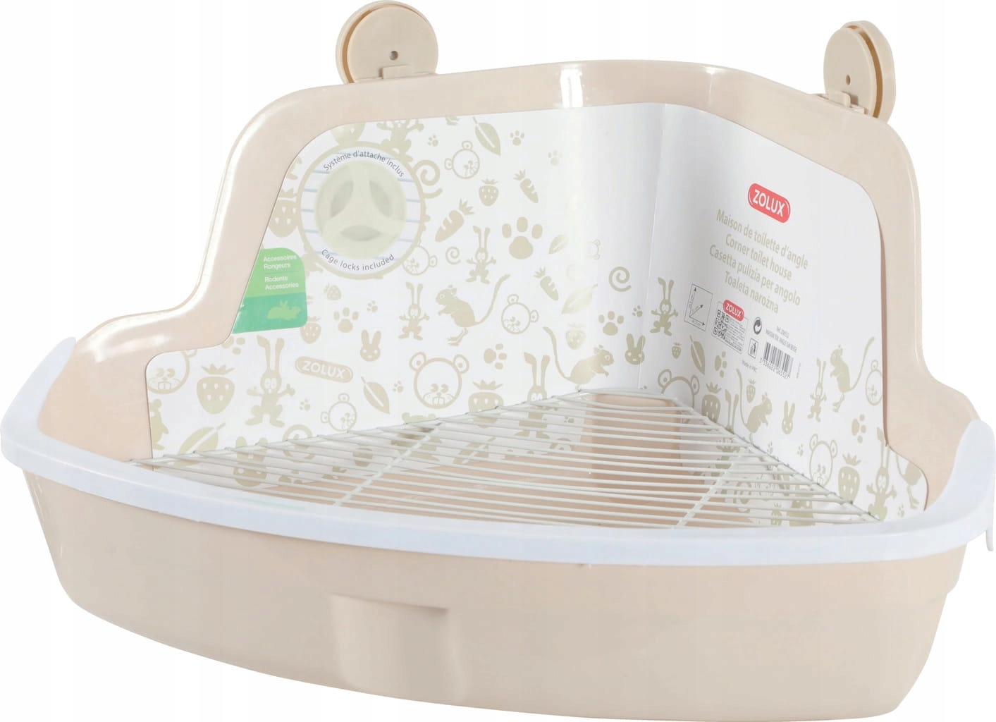 Levně Zolux velká rohová toaleta béžová