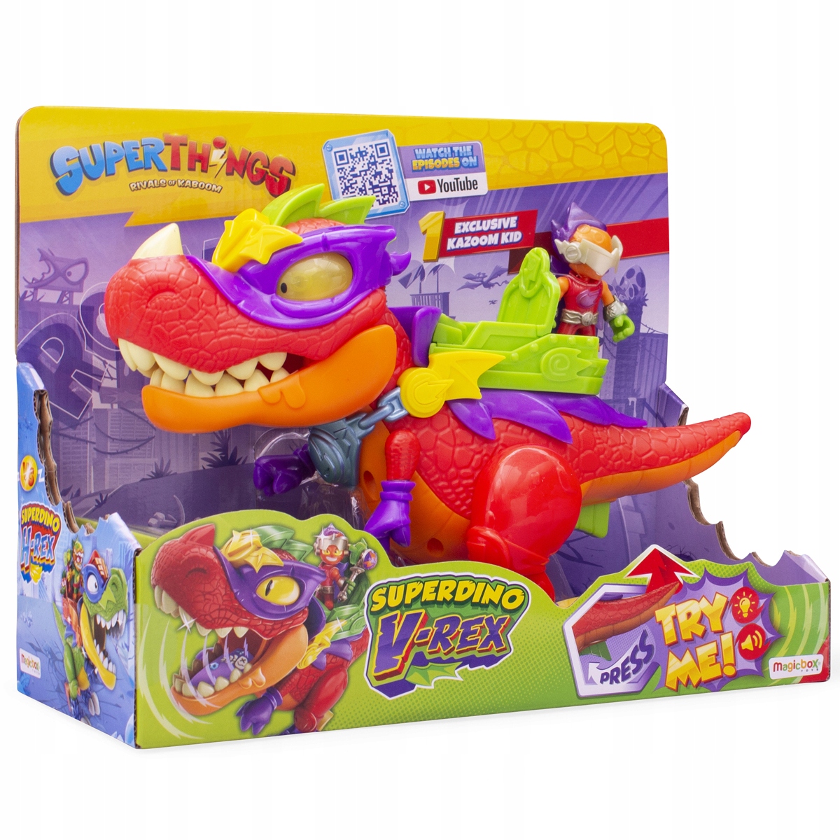 

SuperThings Dino Villian V-rex Zabawka