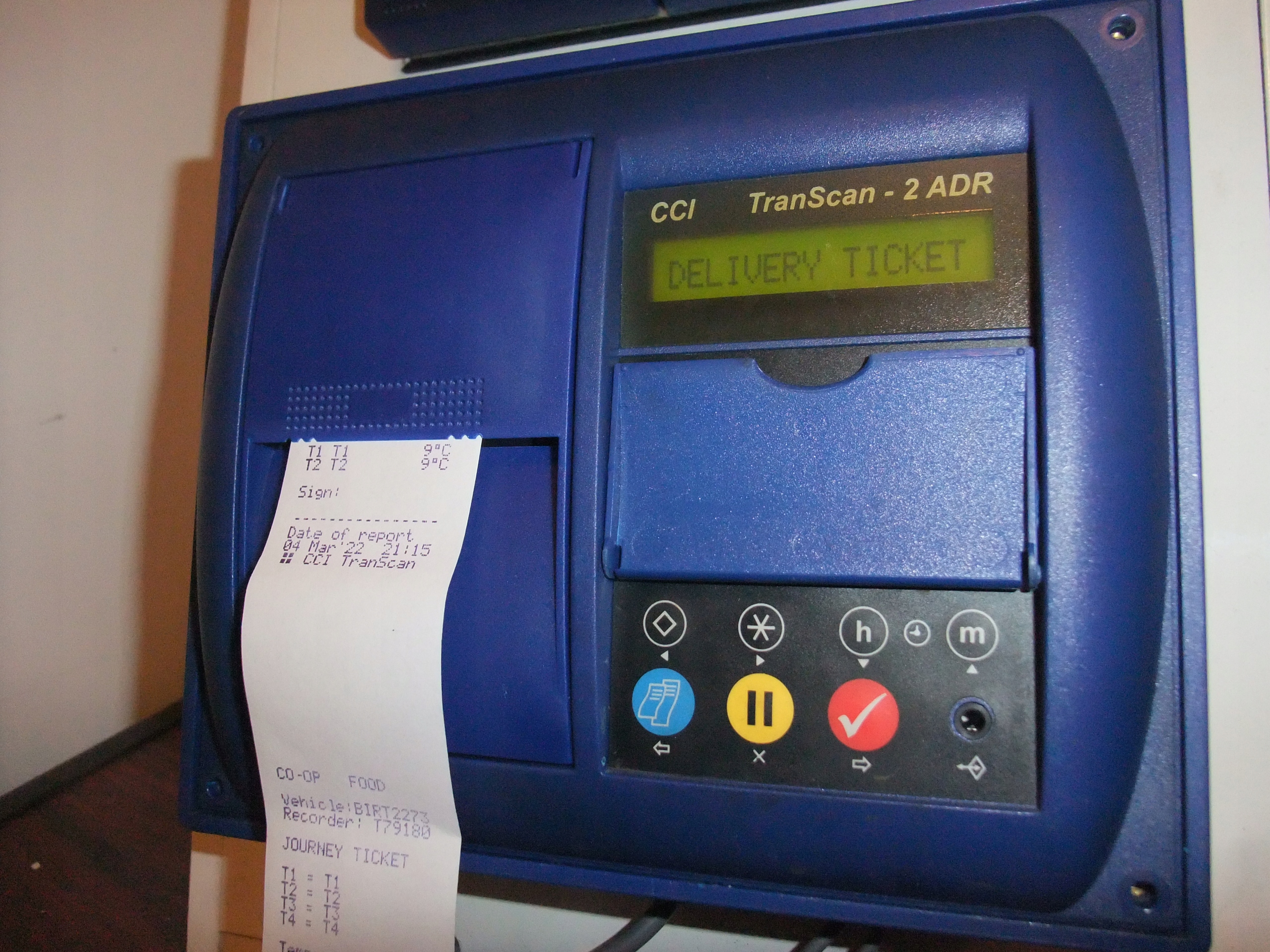 A1 - Термограф TranScan принтер для полуприцепа купить б / у