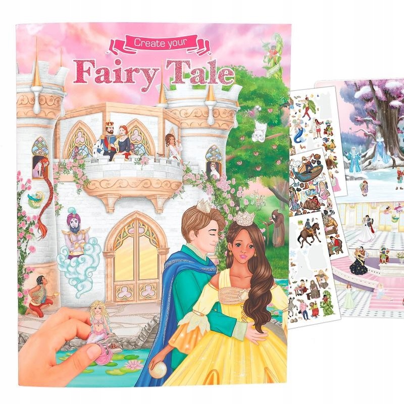 

Zestaw kreatywny z naklejkami Fairy Tale Top Model