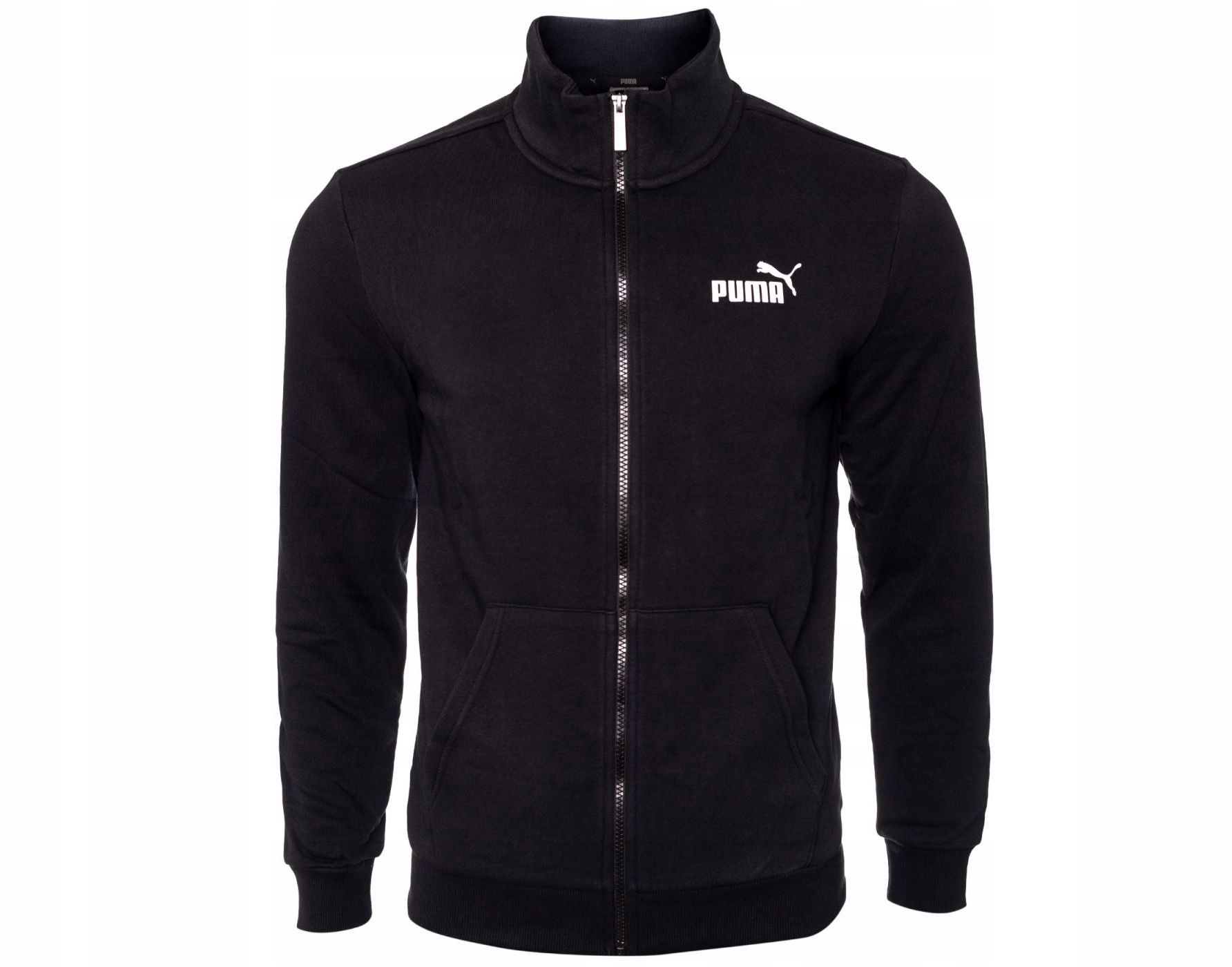 PUMA BLUZA MĘSKA OCIEPLANA ROZPINANA ESS TRACK JACKET BLACK r.XL
