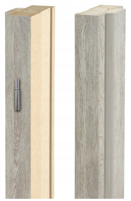 Rámová zárubeň 2-PC dub stříbrný, pravá základna