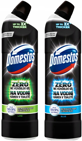 

Domestos Zero Żel Do Wc Zestaw Blue Lime 2x 750ml